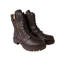 Rieker Veterboot 72640-00 Zwart Warm Gevoerd - 4061811565597
