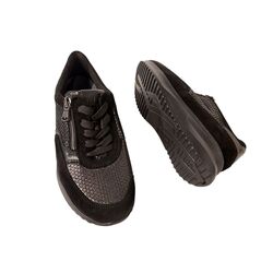 Waldlaufer Bungeez Sneaker 617K01 501 771 K Zwart - 4069134233537