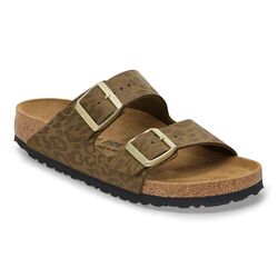 Birkenstock Slipper Arizona 1030586 SYN Leo Khaki Smal - 4067707422227