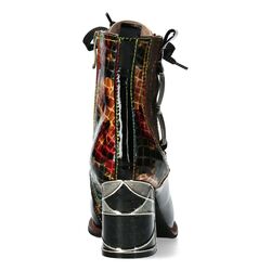 Laura Vita Korte Laars Marbreo 02 SL20-2D Vernis Zwart Lak - 3666138818954