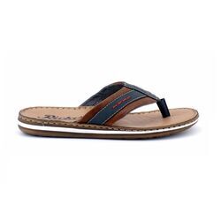 Rieker Slipper 21072-14 Blauw Cognac - 4059954654919