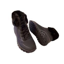 Skechers Veterboot 167274 BBK Uno Rugged Fall Air Zwart - 195204723265