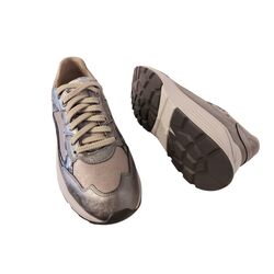 Xsensible Stretchwalker Sneaker Milau 33004.4.993 G Old Silver Combi - 8719051709924