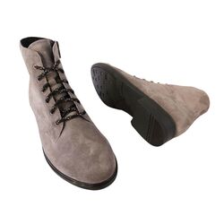 Durea Veterboot 9832 835 1281 Grijs Suède wijdte H - 8721149391393