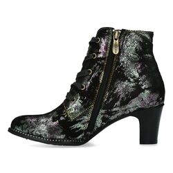 Laura Vita Korte Laars Elcodieo 01 SLA16021-1C Kaki Zwart Combi - 3666138810644