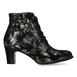 Laura Vita Korte Laars Elcodieo 01 SLA16021-1C Kaki Zwart Combi - 3666138810637