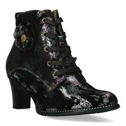 Laura Vita Korte Laars Elcodieo 01 SLA16021-1C Kaki Zwart Combi - 3666138810620