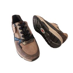 Gabor Rollingsoft Sneaker 76.878.42 Bruin Zwart Combi - 4068283438084