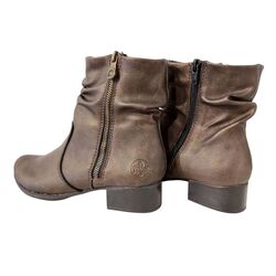 Rieker Korte Laars 78656-90 Brons Metallic Warm Gevoerd - 