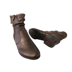 Rieker Korte Laars 78656-90 Brons Metallic Warm Gevoerd - 