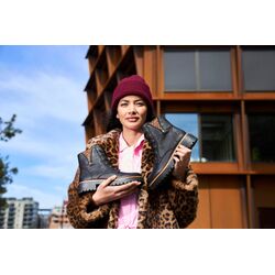 Rieker Veterboot 72617-00 Zwart - 4061811657742