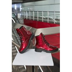 Rieker Veterboot Z2841-33 Rood Lak - 4061811568079