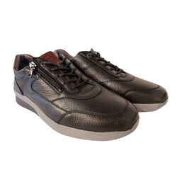 Waldlaufer Sneaker 654006 201 594 Zwart Cognac Wijdte K - 4099595970092