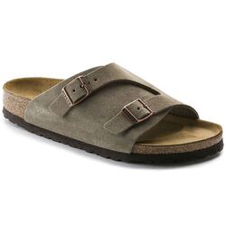 Birkenstock Slipper Zürich BS 050463 Taupe Suède Smal - 4013871014171