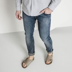 Birkenstock Slipper Zürich BS 050463 Taupe Suède Smal - 4013871014171