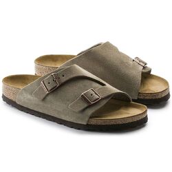 Birkenstock Slipper Zürich BS 050463 Taupe Suède Smal - 4013871071587
