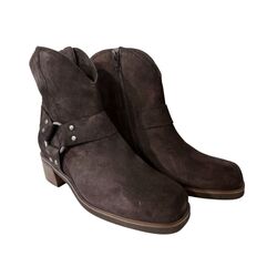 Durea Korte Laars 9820 825 1761 Zwart Suède Wijdte H - 8721149357726