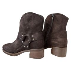 Durea Korte Laars 9820 825 1761 Zwart Suède Wijdte H - 8721149357726