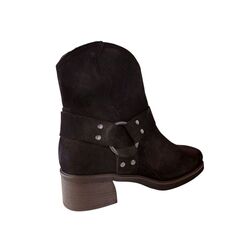 Durea Korte Laars 9820 825 1761 Zwart Suède Wijdte H - 8721149357726