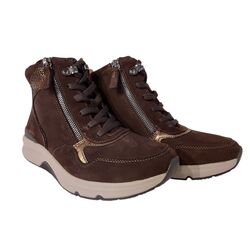 Gabor Rollingsoft Veterboot 76.888.41 Chocolate Donkerbruin Suède - 4068283876480