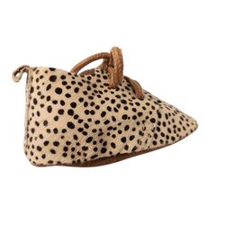 Healthy Shoes Paris Veterschoen Zand Print - 8951005746986
