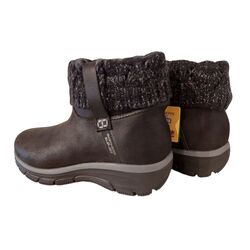 Skechers Korte Laars Hands-Free Slip-Ins 168033 BLK Easy Going Cozy Weather 2 Zwart - 197976631656