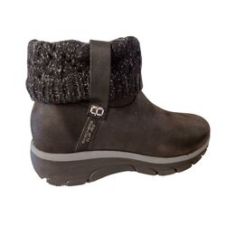 Skechers Korte Laars Hands-Free Slip-Ins 168033 BLK Easy Going Cozy Weather 2 Zwart - 197976631656