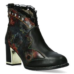 Laura Vita Korte Laars Kacio 02 SL9118-2E Zwart Print - 3666138850428