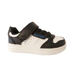 Skechers Klittenbandschoen 405638N BKW Quick Street Zwart Wit - 198376094898