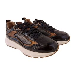 Xsensible Stretchwalker Sneaker Milau 33004.4.040 G Zwart Combi - 8719051709665