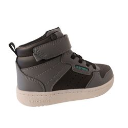 Skechers Klittenbandschoen 405636L CCBK Quick Street Rapid Avenue Charcoal Zwart - 197976747043