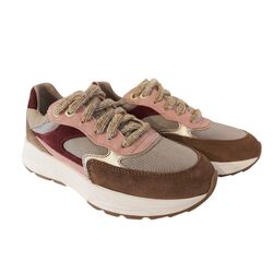 Xsensible Stretchwalker Sneaker Ponte Vecchio 33002.5.304 G Camel Roze Combi - 8719051709511
