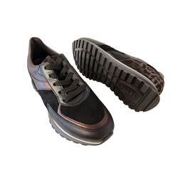 Gabor Sneaker 76.375.47 Zwart Brons Combi Wijdte H - 4068283439180