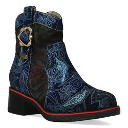 Laura Vita Korte Laars Racheleo 12 SL765-12 Blauw Combi - 3666138821206