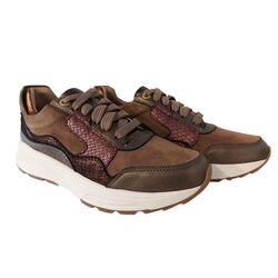 Xsensible Stretchwalker Sneaker Golden Gate Lady 33000.2.396 GX Brons Bordeaux Combi - 8719051701263
