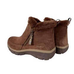 Skechers Korte Laars 167862 CHOC Easy Going Cool Zip Chocolate Donkerbruin - 196989574189