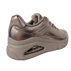 Skechers Sneaker 177768 PEW Uno Icon Lustrous Air Pewter Grijs Metallic - 198739676556