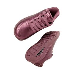 Skechers Sneaker 177768 WINE Uno Icon Lustrous Air Wine Paars Metallic - 198739676242