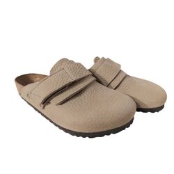 Birkenstock Slipper Nagoya 1022527 Desert Buck Faded Khaki Nubuck Normaal - 4061417643149
