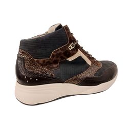 Durea Veterboot 9778 608 1177 Zwart Donkerblauw Wijdte K - 8720727857290