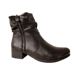 Rieker Korte Laars 78656-00 Zwart Warm Gevoerd - 4061811568352