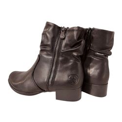 Rieker Korte Laars 78656-00 Zwart Warm Gevoerd - 4061811568345