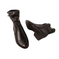 Rieker Korte Laars 78656-00 Zwart Warm Gevoerd - 4061811568352