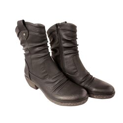 Rieker Korte Laars 93770-01 Zwart Warm Gevoerd - 4020932445577