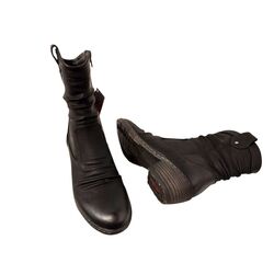 Rieker Korte Laars 93770-01 Zwart Warm Gevoerd - 4020932445584