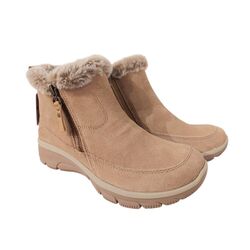 Skechers Korte Laars 167683 TAN Easy Going Cool Zip Tan Lichtbruin - 197976630703