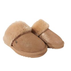 Warmbat Pantoffel Collie CLL 3215 21 Cognac Gold Metallic - 8721095041861