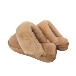 Warmbat Pantoffel Collie CLL 3215 21 Cognac Gold Metallic - 8721095041861