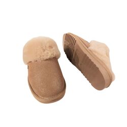 Warmbat Pantoffel Collie CLL 3215 21 Cognac Gold Metallic - 8721095041861