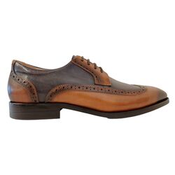 Adventure Nette Schoen Catania Blue Cognac Leer High Soft Insole - 8785342093751